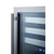 Summit SWC532BLBIST 24" W Black Single Section Glass Door Wine Cellar - 115 Volts