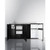 Summit CK72ADASINKL 71.75" W x 23.75" D x 34" H Stainless Steel and Black Finish All-in-One Combo Kitchen - 115 Volts