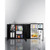 Summit CK72ADASINKL 71.75" W x 23.75" D x 34" H Stainless Steel and Black Finish All-in-One Combo Kitchen - 115 Volts
