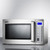 Summit SCM1000SS 0.9 Cu. Ft. Brushed Stainless Steel Light Duty Microwave Oven - 115 Volts