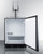 Summit SBC58BLBIADANCFTWIN 5.5 Cu. Ft. Black Stainless Steel Dual Tap Nitro Cold Brew Coffee Dispenser - 115 Volts