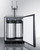 Summit SBC58BLBIADANCFTWIN 5.5 Cu. Ft. Black Stainless Steel Dual Tap Nitro Cold Brew Coffee Dispenser - 115 Volts