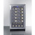 Summit SWC1840BCSSADA 17.75" W Stainless Steel Single Section Glass Door Wine Cellar - 115 Volts
