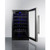 Summit SWC1840BCSSADA 17.75" W Stainless Steel Single Section Glass Door Wine Cellar - 115 Volts