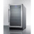 Summit SWC1840BCSSADA 17.75" W Stainless Steel Single Section Glass Door Wine Cellar - 115 Volts