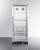 Summit SCR1156 23.63" W Stainless Steel 1 Section Beverage Merchandiser - 115 Volts 1-Ph
