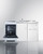 Summit ACK60ELSTW 58.88" W x 23.5" D x 40" H White Exterior All-in-One Combo Kitchen - 115 Volts