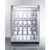 Summit SCR610BLCH 24" W Black Single Section Glass Door Wine Cellar - 115 Volts