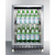 Summit SCR611GLOSRI 23.38" W Stainless Steel Undercounter Outdoor Refrigerator - 115 Volts