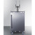 Summit SBC682NCFTWIN 5.6 Cu. Ft. Stainless Steel Dual Tap Indoor or Outdoor Nitro Cold Brew Coffee Dispenser - 115 Volts