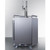 Summit SBC682NCFTWIN 5.6 Cu. Ft. Stainless Steel Dual Tap Indoor or Outdoor Nitro Cold Brew Coffee Dispenser - 115 Volts