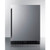 Summit FF64BSS 23.63" W Black Stainless Steel Solid All-Refrigerator - 115 Volts 1-Ph