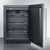 Summit FF64BSS 23.63" W Black Stainless Steel Solid All-Refrigerator - 115 Volts 1-Ph