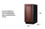 Summit FF1532BIF 14.75" W Black Solid All-Refrigerator - 115 Volts 1-Ph