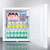 Summit FF28LWH 18.5" W White Solid All-Refrigerator - 115 Volts 1-Ph