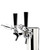 Summit BC74OSCOMTWIN 5.5 Cu. Ft. Stainless Steel Indoor or Outdoor Draft Beer Cooler Dispenser