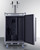 Summit BC74OSCOMTWIN 5.5 Cu. Ft. Stainless Steel Indoor or Outdoor Draft Beer Cooler Dispenser