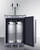 Summit BC74OSCOMTWIN 5.5 Cu. Ft. Stainless Steel Indoor or Outdoor Draft Beer Cooler Dispenser