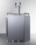Summit BC74OSCOMTWIN 5.5 Cu. Ft. Stainless Steel Indoor or Outdoor Draft Beer Cooler Dispenser