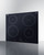 Summit SINC4B241B 24" W EuroKera Glass Surface Black Finish Four Burner Drop In Induction Cooktop - 240 Volts
