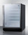 Summit SCR600BGLMBL 23.63" W Black Hinged Commercial Beverage Center - 115 Volts 1-Ph