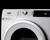 Summit SLS24W4P 6.18 Cu. Ft. White Exterior Washer and Dryer Combo - 208-240 Volts