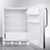 Summit FF6LW7CSS 23.75" W Stainless Steel Solid Undercounter Refrigerator - 115 Volts 1-Ph