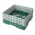 Cambro BR712119 Sherwood Green Polypropylene Full Size 1 Compartment with 3 Extenders Camrack Base Rack - 3 Cases