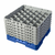 Cambro 30S1114168 19 3/4" x 19 3/4" x 13 3/4" Blue 30 Compartments Full Size with 6 Extenders Camrack Glass Rack - 2 Cases