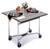 Lakeside 416 36" W Plastic Laminated Top Folding Square Room Service Table