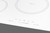 Summit SINC5B36W 36" W EuroKera Glass Surface White Finish Five Burner Drop In Induction Cooktop - 240 Volts