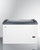 Summit FOCUS106 9.5 Cu. Ft. Angled Top White Chest Style Ice Cream Freezer - 115 Volts
