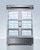 Summit ARG49ML 55.25" W All Stainless Steel Medical Refrigerator - 115 Volts 1-Ph