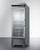 Summit SCR23SSGLH 27.5" W All Stainless Steel Glass Door Refrigerator - 115 Volts 1-Ph