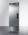 Summit SCRR232LH 55.25" W All Stainless Steel Solid Door Refrigerator - 115 Volts 1-Ph