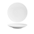 FOH DSP008WHP23 8 Dia. White Round Porcelain Spiral Plate (12 Each Per Case)