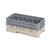 Cambro 17HS434184 10" x 19 3/4" x 7 1/4" Beige 17 Compartments Half Size with 2 Extenders Camrack Glass Rack - 4 Cases