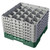 Cambro 20S1114119 19 3/4" x 19 3/4" x 13 3/4" Sherwood Green 20 Compartments Full Size with 6 Extenders Camrack Glass Rack - 2 Cases