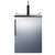 Micro Matic MM-SBC635MBISSTB Black Stainless Steel with 1 Faucet Flat Top Summit Draft Beer Cooler Dispenser - 115 Volts