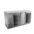 Micro Matic MBB68GS-E 69.5" Stainless Steel Exterior Glass Door Pro-Line E-Series Refrigerated Back Bar Cabinet - 115 Volts