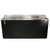 Micro Matic MDW65 65.5" All Black Exterior Deep Well Pro-Line Flat Top Bottle Cooler - 115 Volts