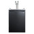 Micro Matic MM-SBC635MBI-2 Black with 2 Faucets Flat Top Summit Draft Beer Cooler Dispenser - 115 Volts