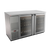Micro Matic MBB58GS-E 59.5" Stainless Steel Exterior Glass Door Pro-Line E-Series Refrigerated Back Bar Cabinet - 115 Volts