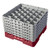 Cambro 30S1114416 19 3/4" x 19 3/4" x 13 3/4" Cranberry 30 Compartments Full Size with 6 Extenders Camrack Glass Rack - 2 Cases