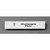 Cambro CECCF6000 5"L x 1.56"H White ABS Snap On "Champagne Flute" Camrack Extender ID Clip For All Camracks - 6/Case