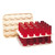 Cambro GK2000133 Beige Regal Plastic Camrack Glass Keeper - 12/Case