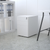 Flash Furniture HZ-CHPL-01-W-GG 15.5" W x 21" D x 22.75" H White 3-tiers Mobile Drawer Cabinet