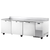 True TWT-93-HC~SPEC3 Stainless Steel 3 Section 3 Doors SPEC SERIES Deep Work Top Refrigerator - 115 Volts 0.2 HP