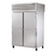 True STA2HPT-2S-2S Stainless Steel and Aluminum Pass-Thru 2 Section SPEC SERIES Heated Cabinet with 2 Solid Doors - 208-230 Volts 1-Ph