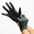 Winco GLN-LB Black Nitrile Large Disposable Gloves